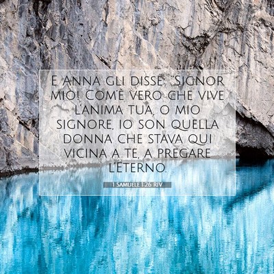 1 Samuele 1:26 Versetto della Bibbia Spiegato