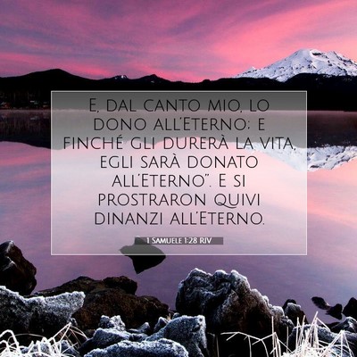 1 Samuele 1:28 Versetto della Bibbia Spiegato