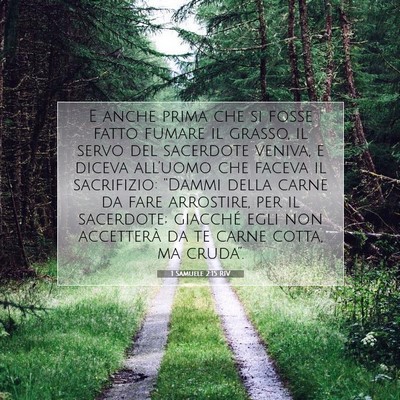 1 Samuele 2:15 RIV Immagine del Versetto della Bibbia