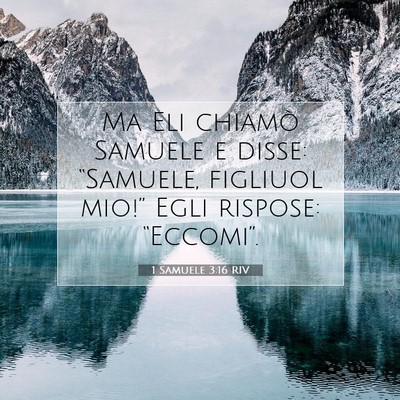 1 Samuele 3:16 Versetto della Bibbia Spiegato