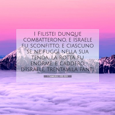 1 Samuele 4:10 Versetto della Bibbia Spiegato