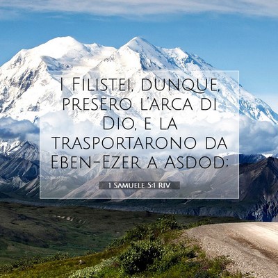 1 Samuele 5:1 Versetto della Bibbia Spiegato