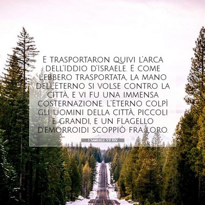 1 Samuele 5:9 Versetto della Bibbia Spiegato