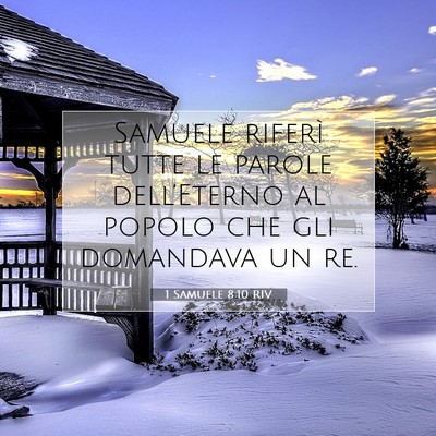 1 Samuele 8:10 Versetto della Bibbia Spiegato