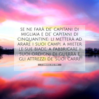1 Samuele 8:12 Versetto della Bibbia Spiegato