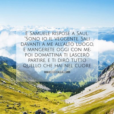 1 Samuele 9:19 Versetto della Bibbia Spiegato