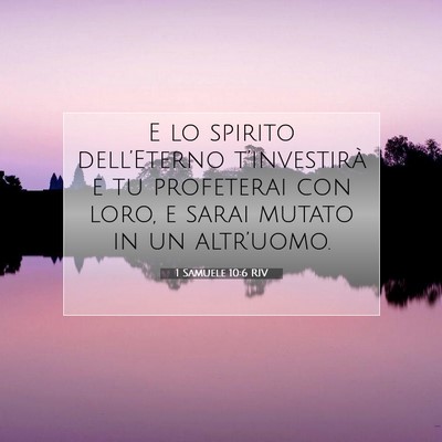 1 Samuele 10:6 Versetto della Bibbia Spiegato