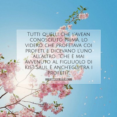 1 Samuele 10:11 Versetto della Bibbia Spiegato