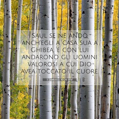 1 Samuele 10:26 Versetto della Bibbia Spiegato