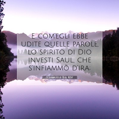 1 Samuele 11:6 Versetto della Bibbia Spiegato