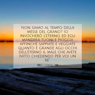 1 Samuele 12:17 RIV Immagine del Versetto della Bibbia
