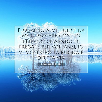 1 Samuele 12:23 RIV Immagine del Versetto della Bibbia