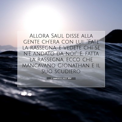 1 Samuele 14:17 Versetto della Bibbia Spiegato
