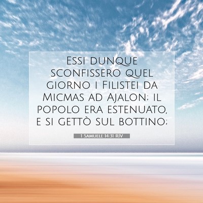 1 Samuele 14:31 Versetto della Bibbia Spiegato