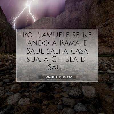 1 Samuele 15:34 Versetto della Bibbia Spiegato