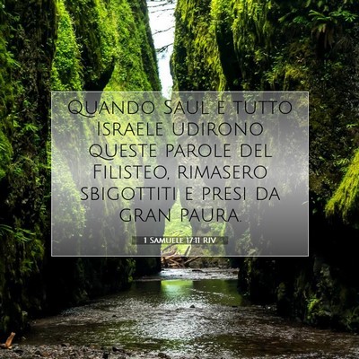 1 Samuele 17:11 Versetto della Bibbia Spiegato