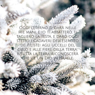 1 Samuele 17:46 RIV Immagine del Versetto della Bibbia