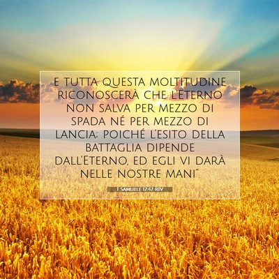 1 Samuele 17:47 Versetto della Bibbia Spiegato