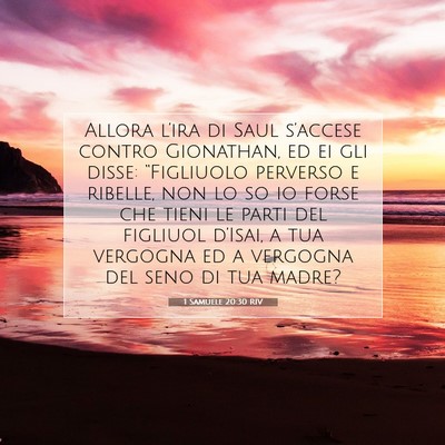 1 Samuele 20:30 RIV Immagine del Versetto della Bibbia