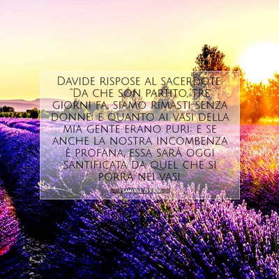 1 Samuele 21:5 Versetto della Bibbia Spiegato