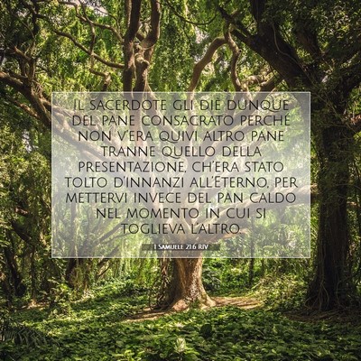 1 Samuele 21:6 Versetto della Bibbia Spiegato