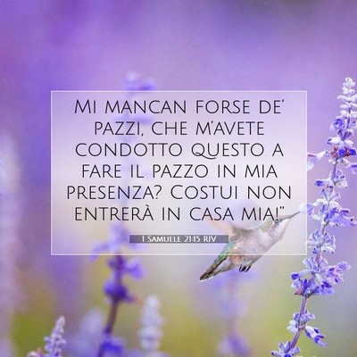 1 Samuele 21:15 Versetto della Bibbia Spiegato