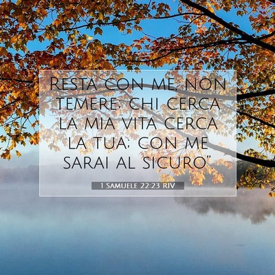 1 Samuele 22:23 Versetto della Bibbia Spiegato