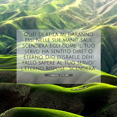 1 Samuele 23:11 Versetto della Bibbia Spiegato