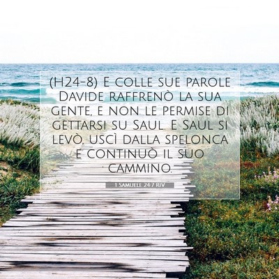 1 Samuele 24:7 Versetto della Bibbia Spiegato