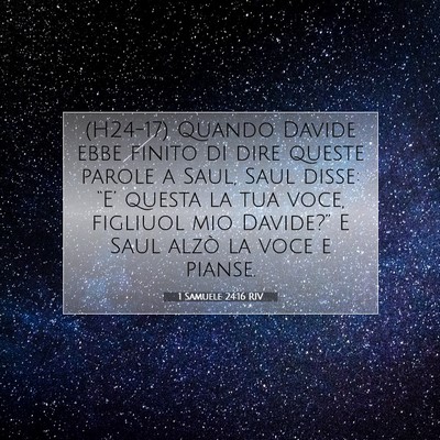 1 Samuele 24:16 Versetto della Bibbia Spiegato