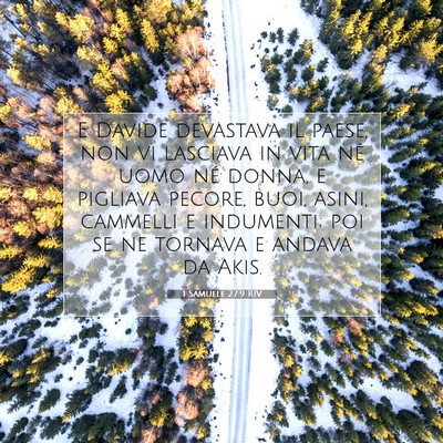 1 Samuele 27:9 Versetto della Bibbia Spiegato