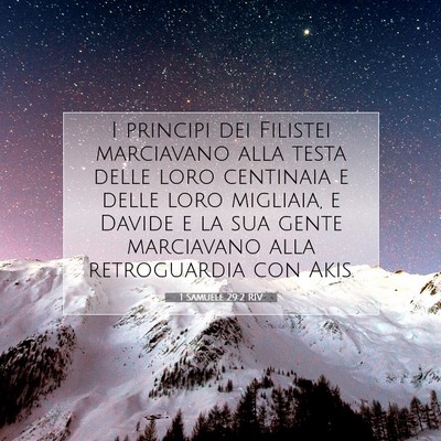 1 Samuele 29:2 RIV Immagine del Versetto della Bibbia