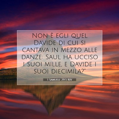 1 Samuele 29:5 Versetto della Bibbia Spiegato