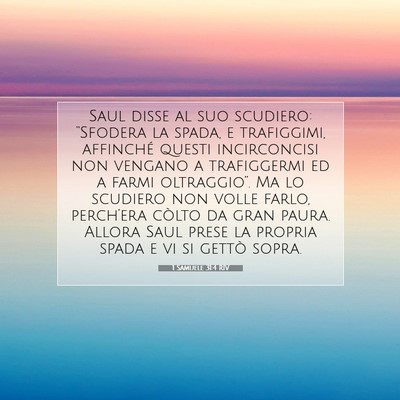 1 Samuele 31:4 RIV Immagine del Versetto della Bibbia