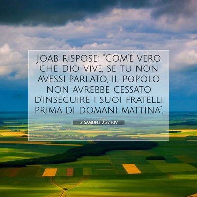 2 Samuele 2:27 Versetto della Bibbia Spiegato