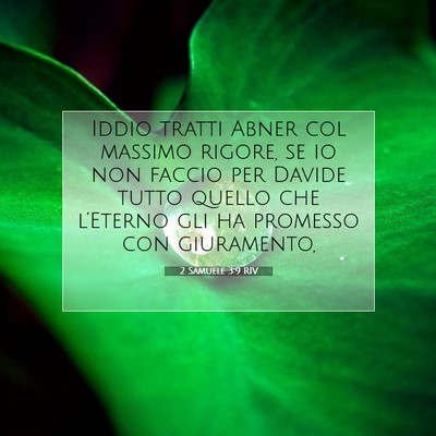 2 Samuele 3:9 RIV Immagine del Versetto della Bibbia