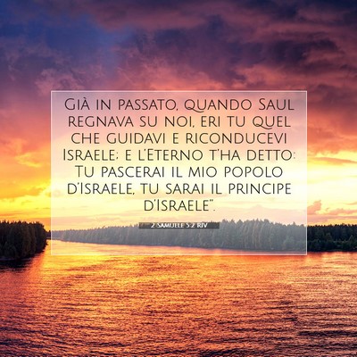 2 Samuele 5:2 RIV Immagine del Versetto della Bibbia