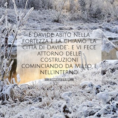 2 Samuele 5:9 RIV Immagine del Versetto della Bibbia
