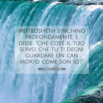 2 Samuele 9:8 Versetto della Bibbia Spiegato