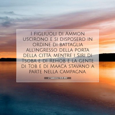 2 Samuele 10:8 Versetto della Bibbia Spiegato