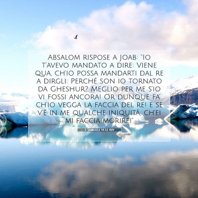 2 Samuele 14:32 Versetto della Bibbia Spiegato