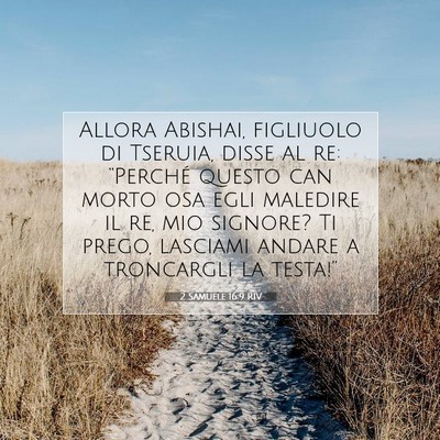2 Samuele 16:9 Versetto della Bibbia Spiegato