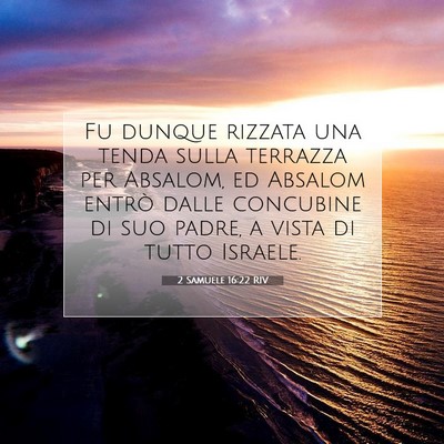 2 Samuele 16:22 Versetto della Bibbia Spiegato