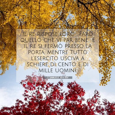 2 Samuele 18:4 Versetto della Bibbia Spiegato