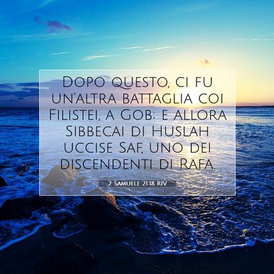 2 Samuele 21:18 Versetto della Bibbia Spiegato