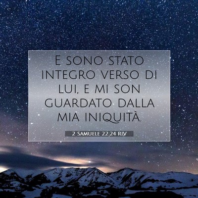 2 Samuele 22:24 Versetto della Bibbia Spiegato