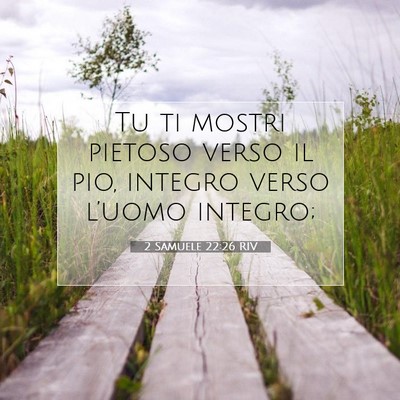 2 Samuele 22:26 Versetto della Bibbia Spiegato