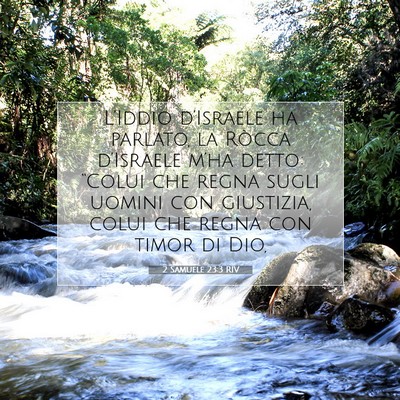 2 Samuele 23:3 RIV Immagine del Versetto della Bibbia