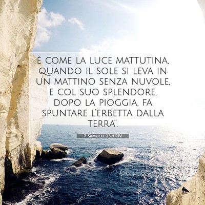 2 Samuele 23:4 Versetto della Bibbia Spiegato