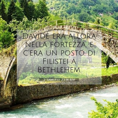 2 Samuele 23:14 Versetto della Bibbia Spiegato